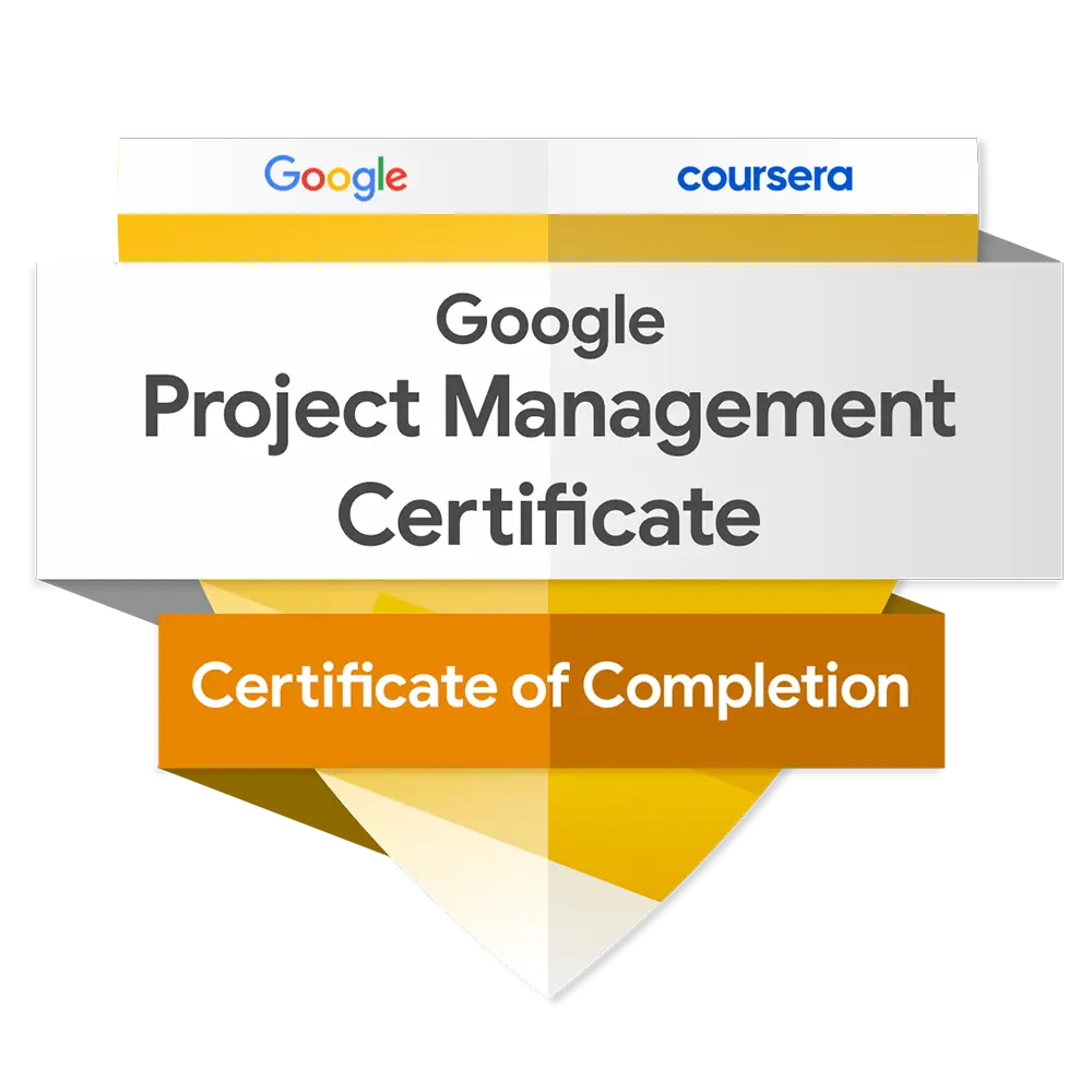 google project management certificate v1